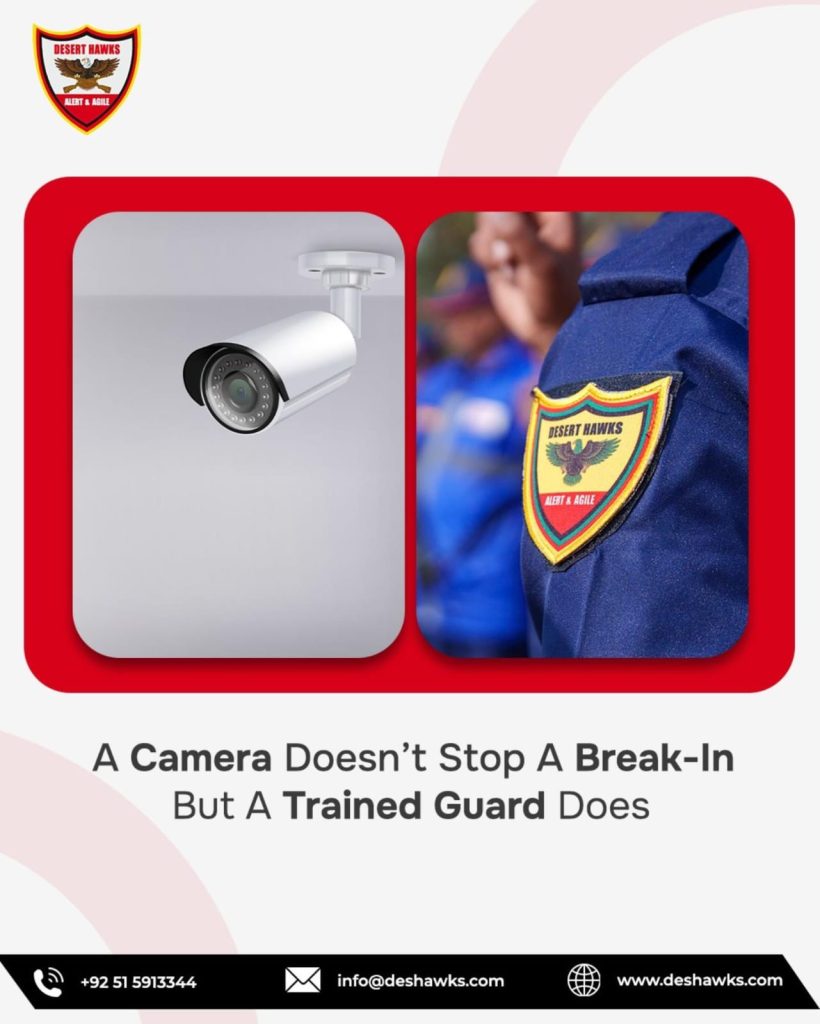 CCTV surveillance and security services by Desert Hawks in Pakistan